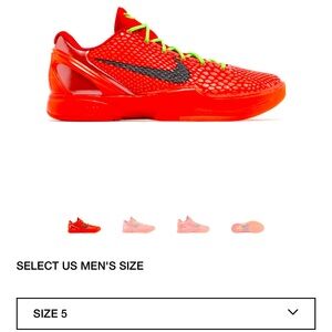 Reverse Grinch Zoom Kobe 6 Protro